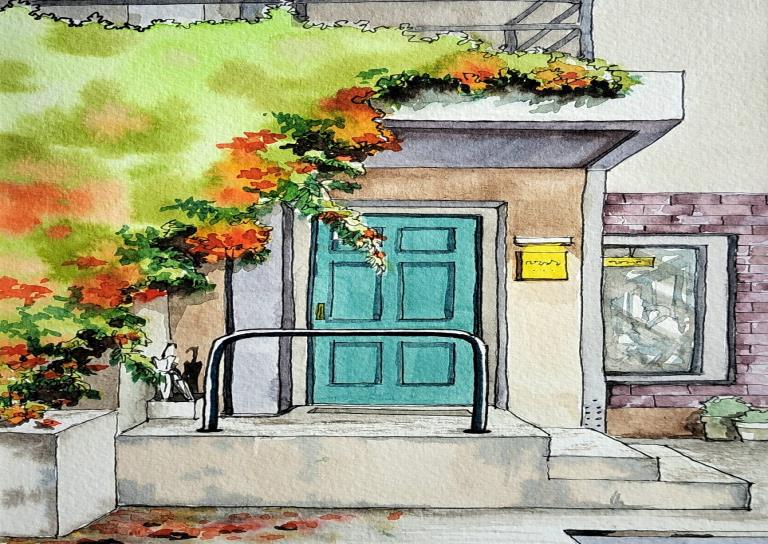 5주|펜과 수채로 완성하는 여행드로잉 이미지